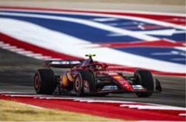 LSF1068 LOOKSMART 1:43 Ferrari SF-24 #55 2nd place USA Austin GP 2024 - Image 1 of 1