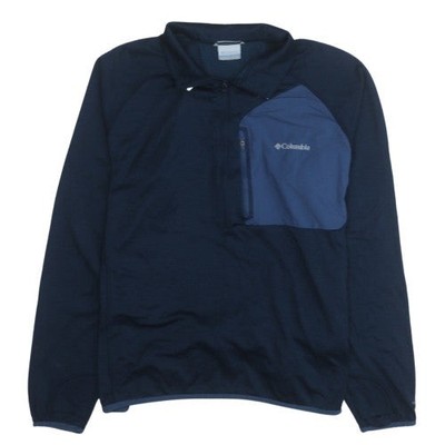 Columbia Outdoor Sweatshirt Herren blau XL Fleece 1/4 Zip