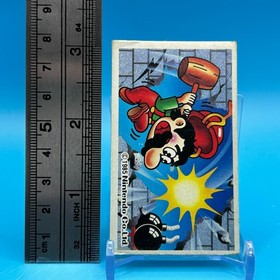 WRECKING CREW Family Computer Card Menko Nintendo Game Retro 1985 Japan 7B