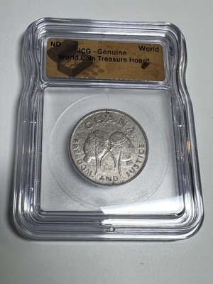 1995 Ghana 50 Cedis KM#31a ICG Genuine World Coin Treasure Hoard
