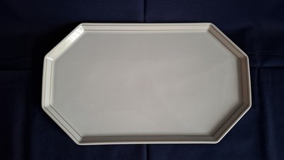 Rosenthal Polygon Korfu, Fleischplatte Servierplatte 32,5 x 19 cm