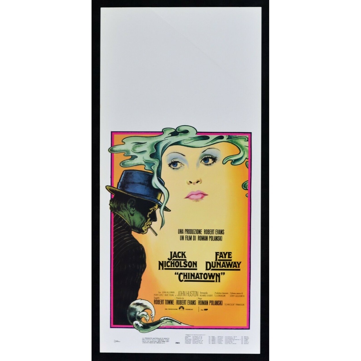 Locandina originale film Chinatown (1974) - Regia di Roman Polański