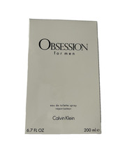 Calvin Klein Obsession For Men Eau de Toilette 200ml EDT Spray CK Sealed