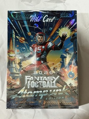 2026 Wild Card Fantasy Football Atompunk Hobby Box Sealed True 1/1 Auto Possible