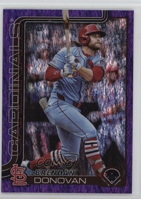 2025 Topps Series 2 Purple Holo Foil /250 Brendan Donovan #416 1p2r
