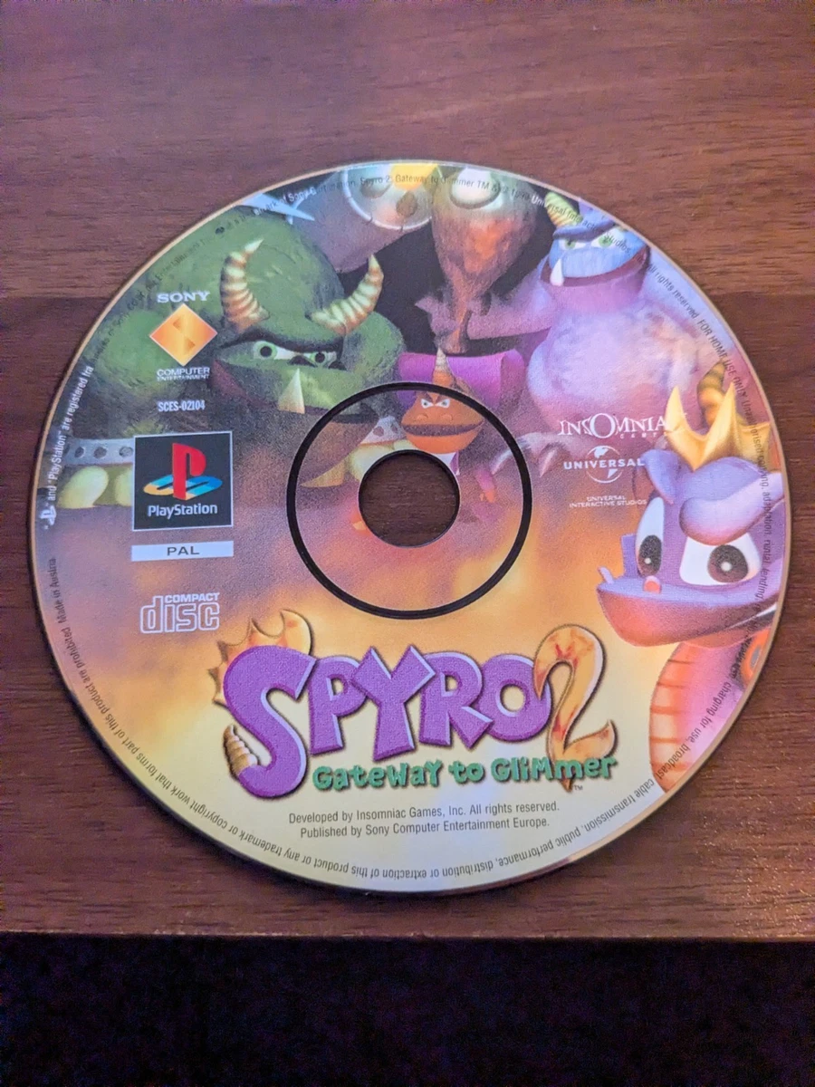Spyro 2 Gateway to Glimmer PS1 Spiel (Gebraucht) in Birsfelden für CHF