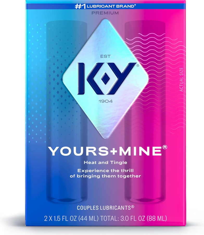 ky couples lubricants K-Y Yours+Mine Couples Lubricants - 3 OZ