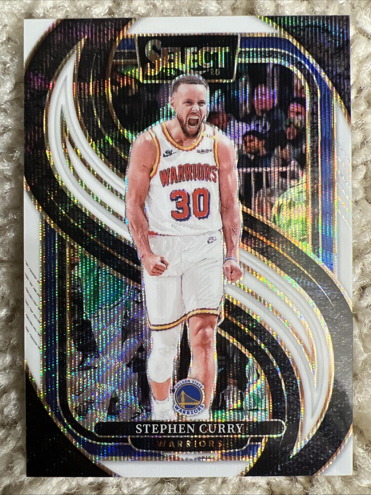 2024-25 Select International Stephen Curry Premier #143 White Wave /99 Warriors