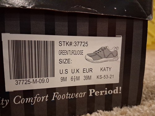 Neu mit Etikett Dr. Komfort Katy Damen therapeutischer Sneaker mit Einsatz Damengröße 9US - Bild 6 von 6