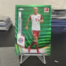 Topps Chrome Bundesliga- Joshua Kimmich Bayern Munich #85 (Green Wave #'d 61/99)