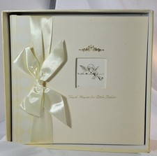 New Beige Photo Album Thank Heaven for Little Babies holds 200 4"x 6"photos