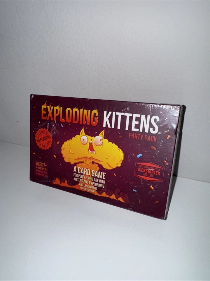 Exploding Kittens Party Pack Card Game Sealed NIB - Image 2 of 4