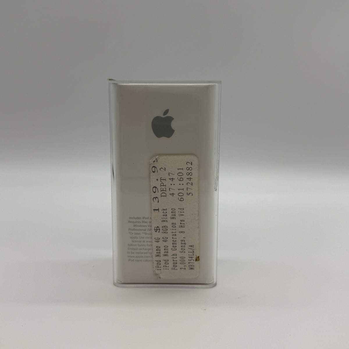 Apple iPod Nano 4th Generation 8GB A1285 Black MB754LL/A for sale