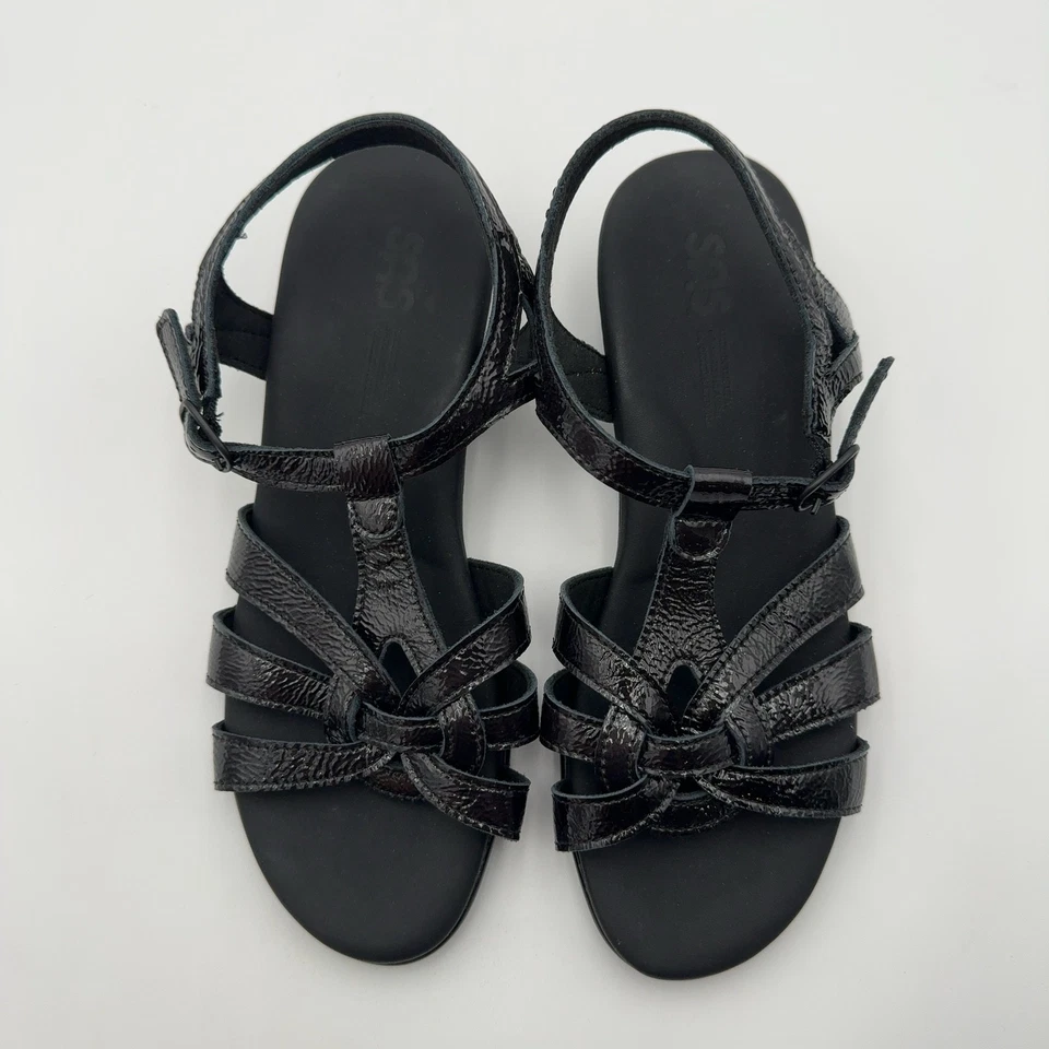 SAS Women's Aurora Lightweight Breathable Comfort Sandal, Carbon Black, Sz7.5 WW - Image 4 of 4