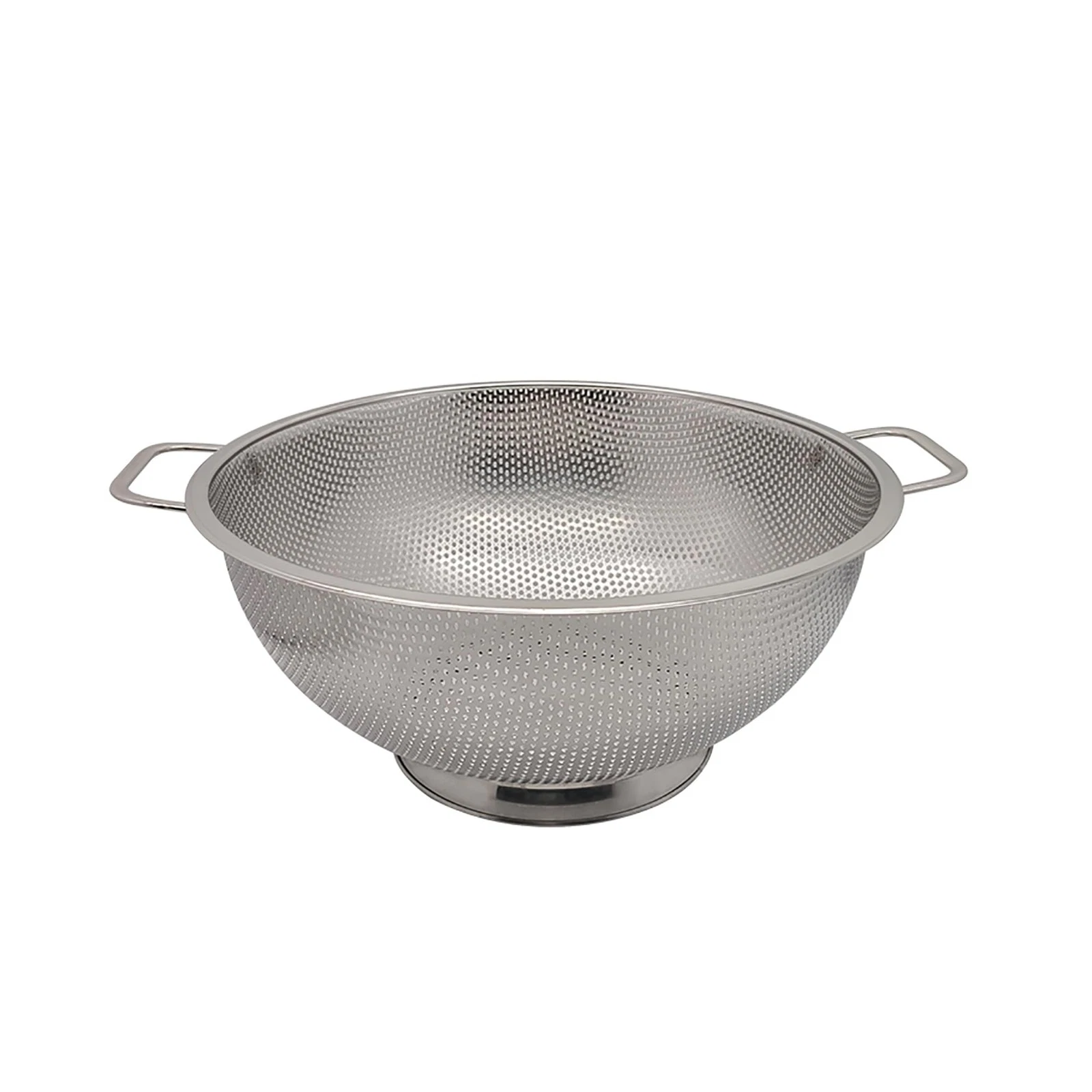 Large Stainless Steel Colander, 5 Quart Pasta Strainer With Handles, 11” x 13...