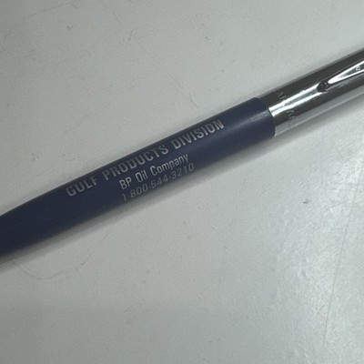 Vintage Oilfield Pen Garland Bubble Top / Gulf Oil / BP Oil Co / Energy Oil Gas