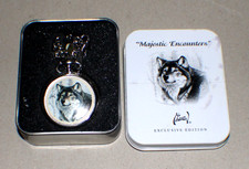 Majestic Encounters- Wolf Pocket Watch by Avon