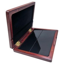 Wooden Woodwind Mouthpiece Accessory Container Elegant Holder Sturdy-Shell