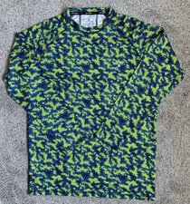 Spyder Surf-Sand-Sun Men's Small Long Sleeve Rash Guard Shirt Wicking UPF30+