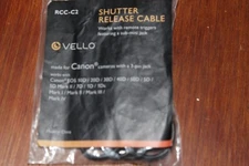 Vello Cable Lot – RCC-C2-25 Remote Shutter cable for Canon & RCC-N2 for Nikon