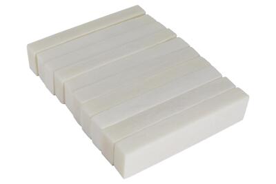 Bone Nut Blanks - 2.22'' x .47'' x .25'' - 10 pack