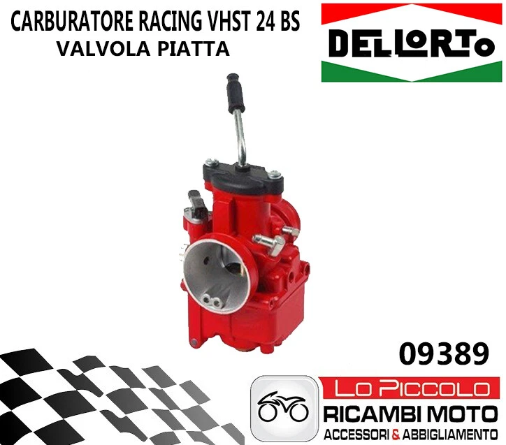 Gilera Runner 50 09389 Carburateur Dell' Orto VHST 24 BS Red Valve Plate - Photo 1/1