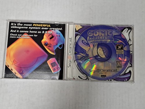 Sonic Adventure: Limited Edition Sega Dreamcast, 1999 Not Mint Rare - Picture 3 of 10