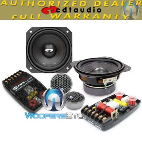 CDT AUDIO CL-41/25 PRO CLASSIC 4" COMPONENT SPEAKERS MIDS TWEETERS CROSSOVERS  - Picture 1 of 2