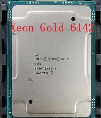 Intel Xeon Gold 6142 16Core 32Threads 2.60GHz 150W SR3AY LGA3647 CPU processor
