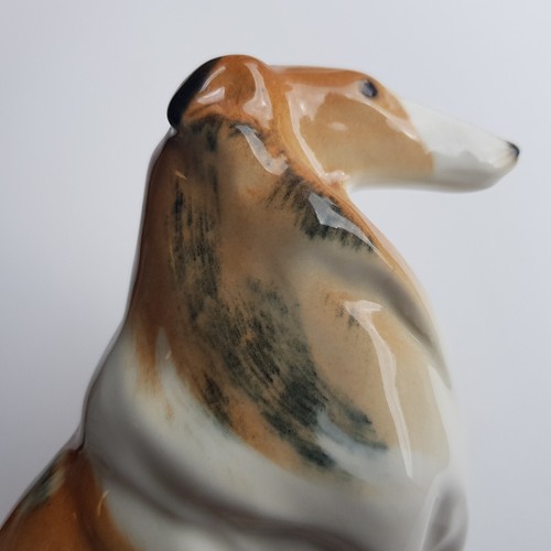 Lomonosov Dog Soviet Russian ceramic figurine collie Russia Vintage USSR 1960s - Picture 16 of 21