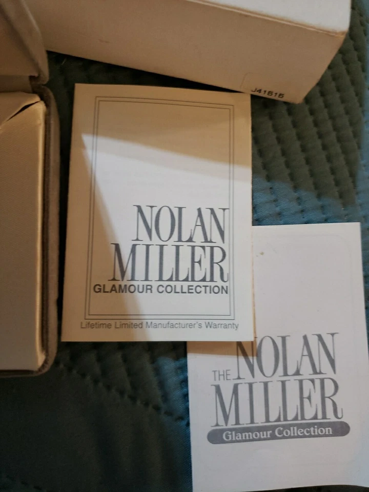 Nolan Miller Glamour 系列周年纪念心形手表项链,罕见 — 第 4/4 张图片