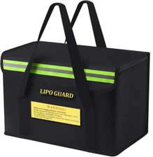 Portable Lipo Battery Safe Guard Fireproof Explosionproof Bag for Charge&Storage