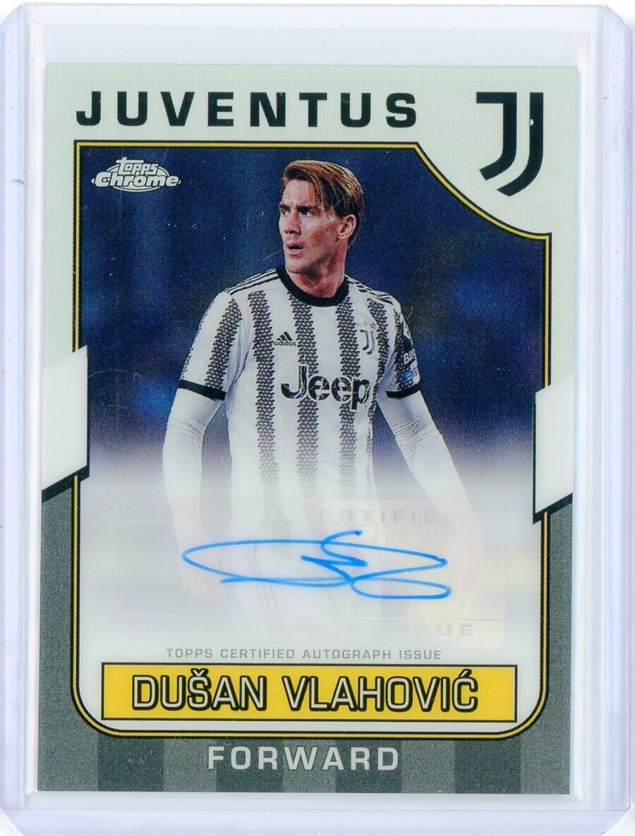 2022-23 Topps Chrome Juventus DUSAN VLAHOVIC AUTO Autograph 2022-23 Topps Chrome Juventus DUSAN VLAHOVIC AUTO Autograph