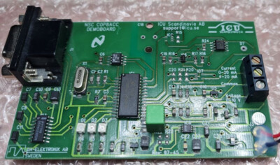 NSC COP8ACC Demoboard 8bit Microcontroller