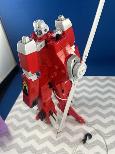 1985 Bandai Powerbots Flybot Transforming Helicopter Incomplete For PARTS Repair - Picture 11 of 17