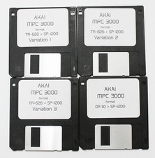 Akai Mpc 3000 2000 Xl Format Floppy Disk Sample Library Roland Tr 626 & Dr 110