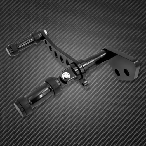 Controles delanteros de aluminio aptos para Harley Dyna Low Rider Street Bob 2006-2017 - Imagen 4 de 12
