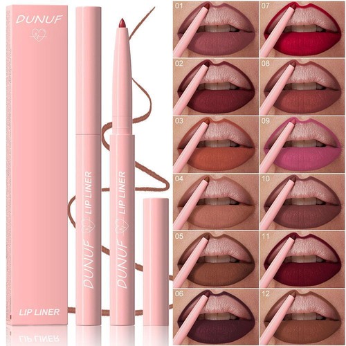 Waterproof Matte Lipstick & Lip Liner Crayon Long-Lasting Lip Liner Pencil B8C8 - Picture 2 of 30