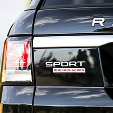 For Range Rover Supercharged Red Letter Car Sport Liftgate Logo Emblem Badge