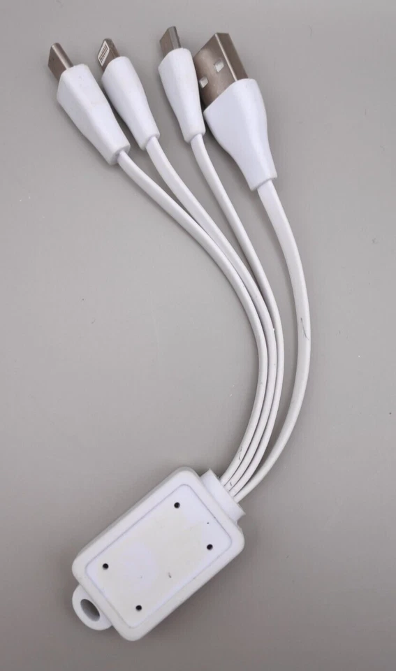 Câble de charge Multi 4 prise - USB, Mini USB, Micro USB, Apple - Image 2 of 2