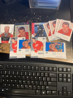 GORDIE HOWE MR. HOCKEY 11 CARDS UPPER DECK ~ INSERTS +