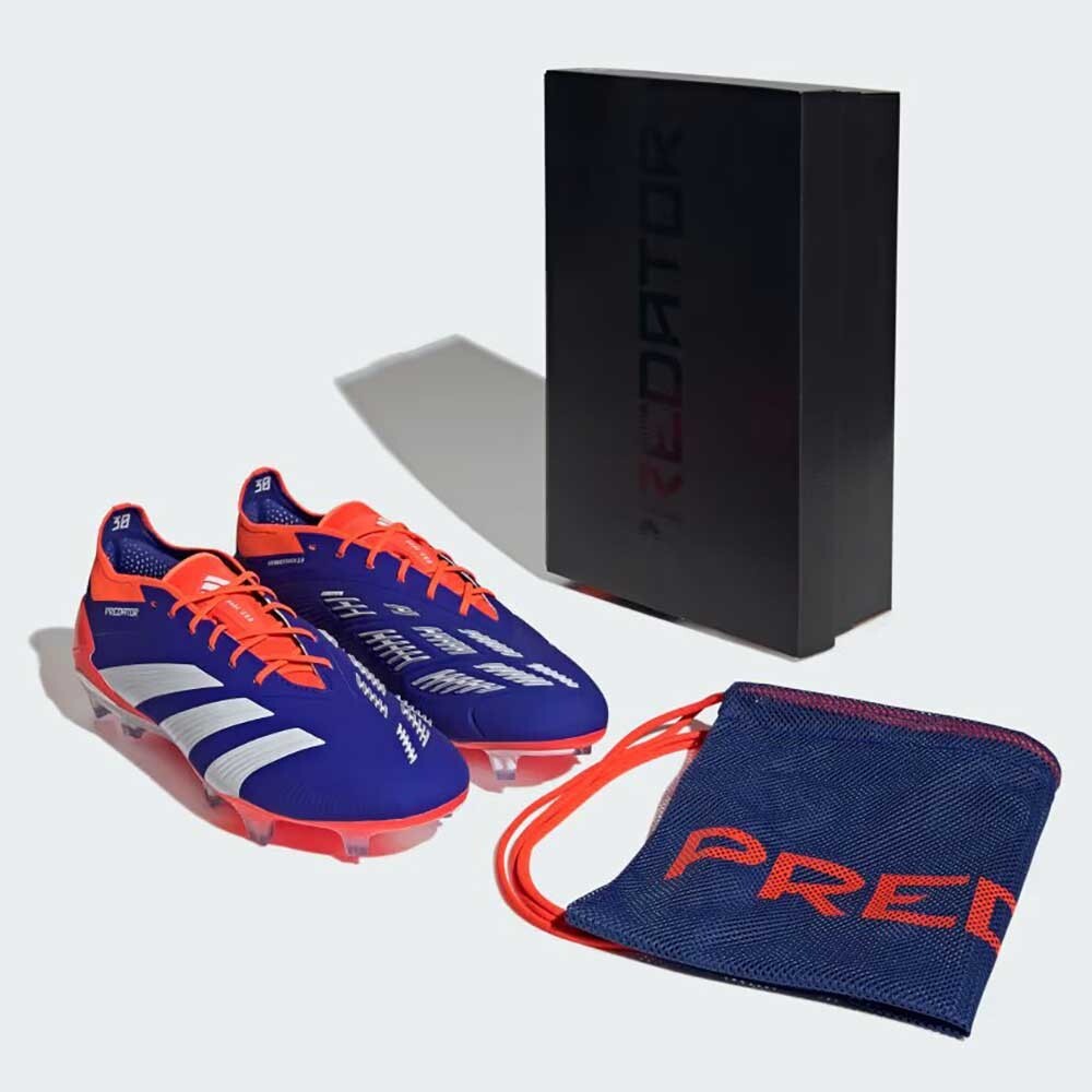 Adidas Predator Elite FG Blue White Red IF8867 Size 8 | eBay