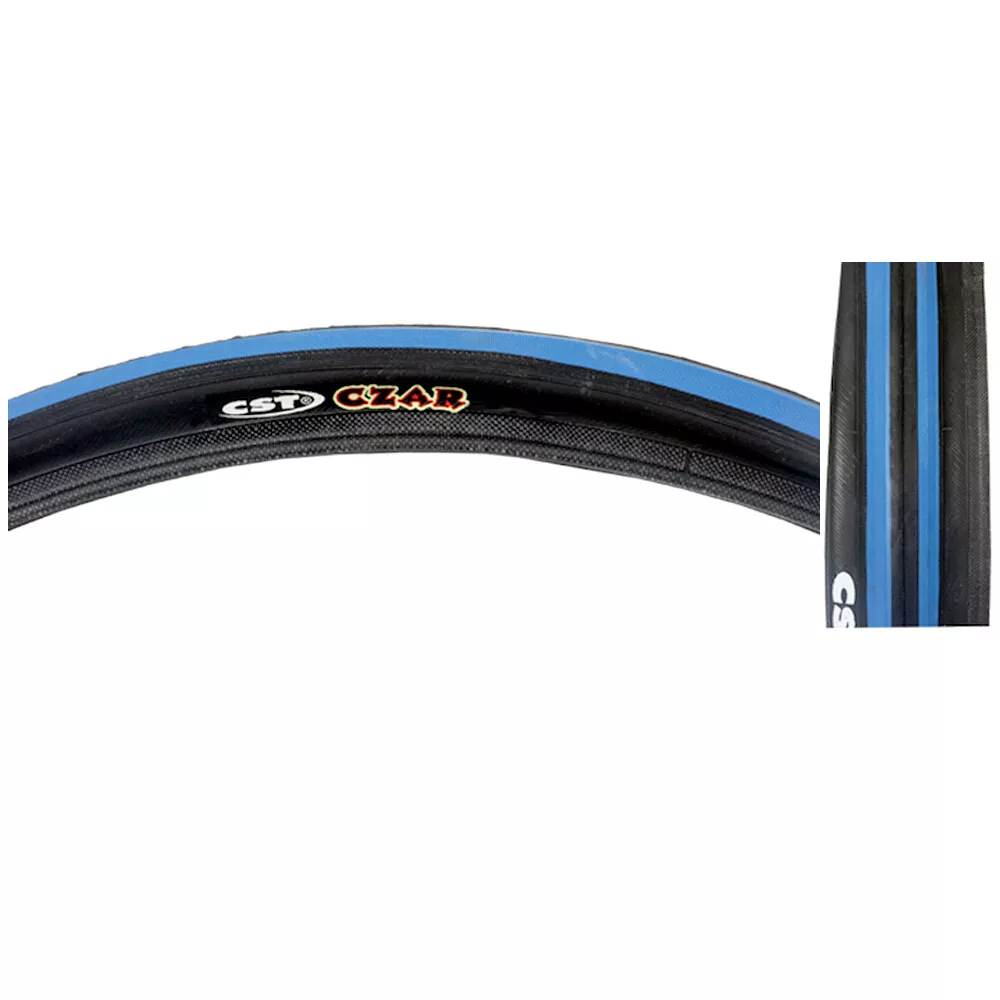 CST Czar Comp Road Tire 650x23c Black Blue Training Race Fixed Gear 650c  Bike | eBay