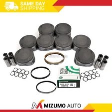 Pistons w/ Rings fit 04-12 Infiniti Nissan Armada Pathfinder 5.6L VK56DE