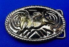 Small Cowgirls Kids Rodeo Riding Horse Cowboy Saddle Bronc Western Belt Buckle