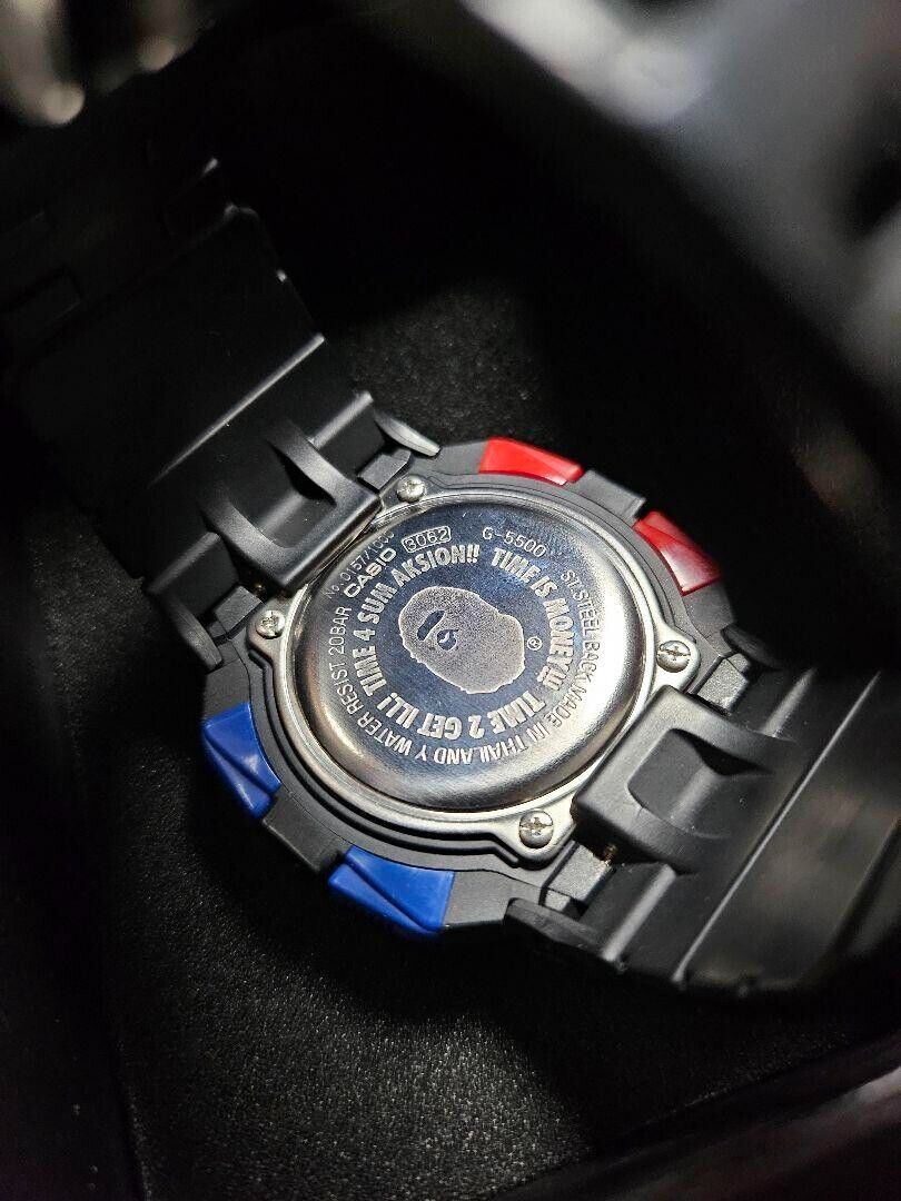 A Bathing Ape CASIO G-Shock G-5500 BAPE Tough Solar 2010 A Bathing Ape CASIO G-Shock G-5500 BAPE Tough Solar 2010