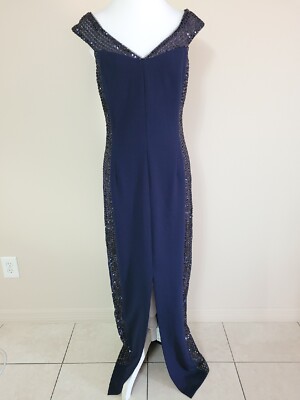 CALVIN KLEIN Women's Gown Dress Maxi Sequins Navy Color Sleeveless V-Neck.Size 8 | eBay CALVIN KLEIN Women's Gown Dress Maxi Sequins Navy Color Sleeveless V-Neck.Size 8 | eBay
