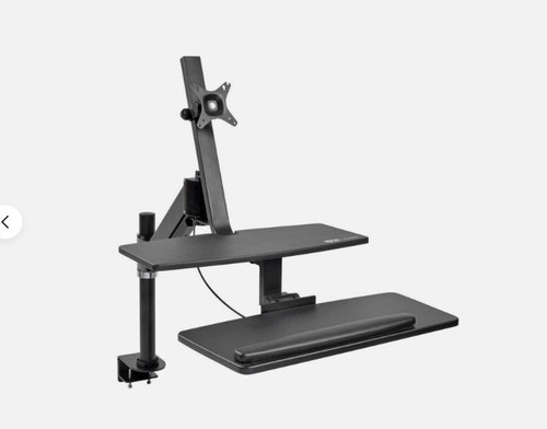 Sit Stand Adjustable Desktop Custom Workstation Standing Desk Multi Platform NOS - Picture 2 of 8