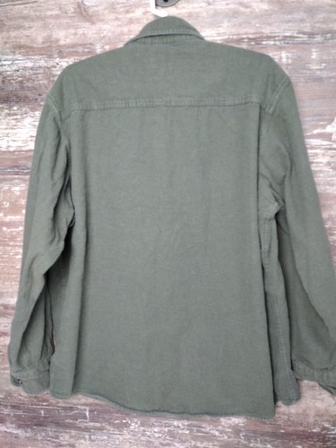Red Head Flannel Style Shirt Jacket Men Sz XL Green Button Vintage RN 74747 - Picture 5 of 9