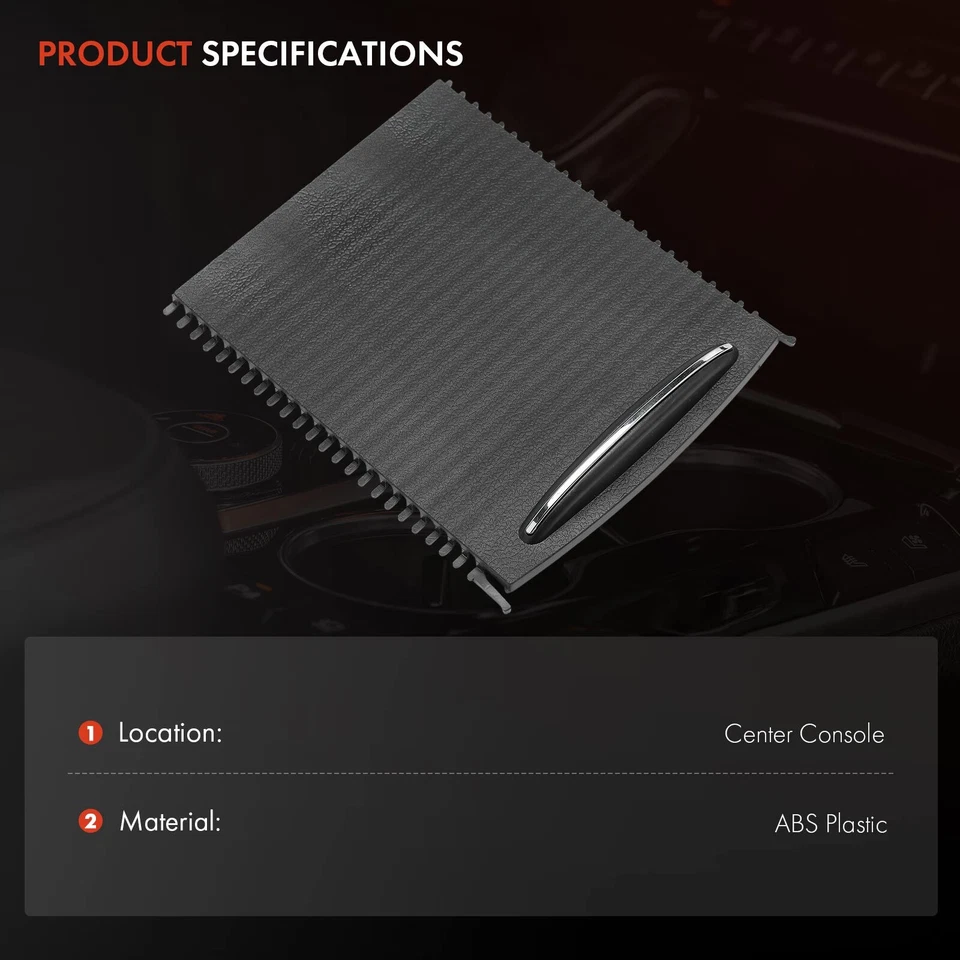 Consola central portavasos bandeja persiana enrollable cubierta para Mercedes-Benz W166 GLE300d Foto 2 de 4